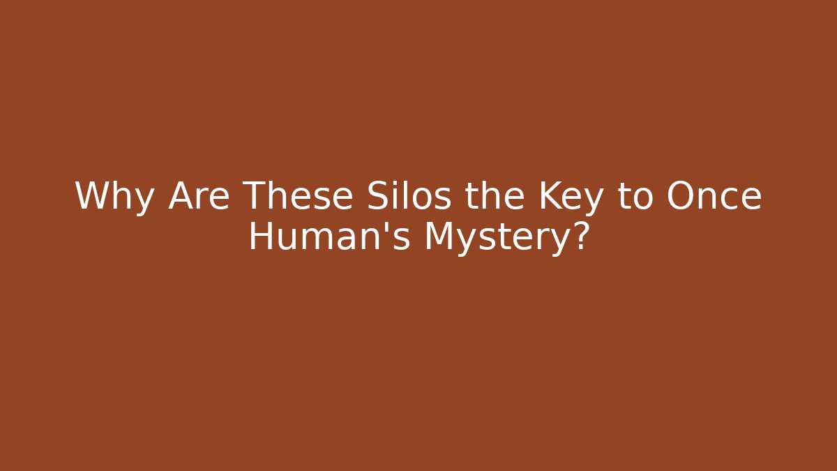 Why Are These Silos the Key to Once Human's Mystery?