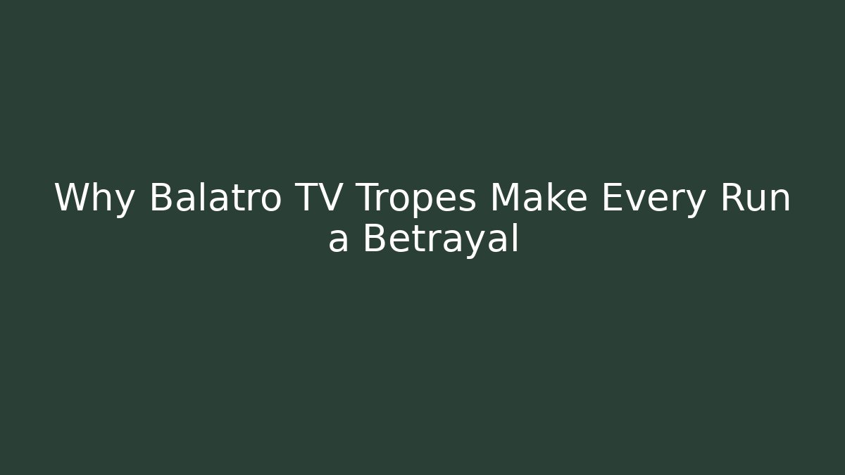 Why Balatro TV Tropes Make Every Run a Betrayal