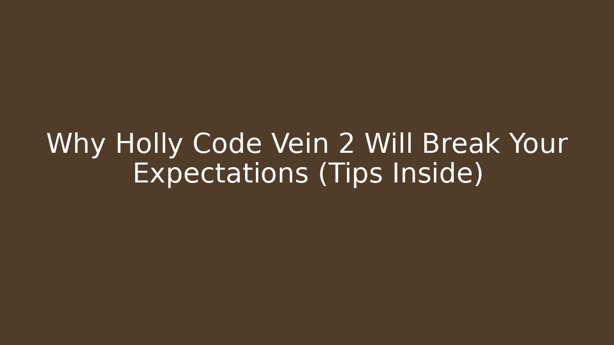 Why Holly Code Vein 2 Will Break Your Expectations (Tips Inside) - Create More Assets