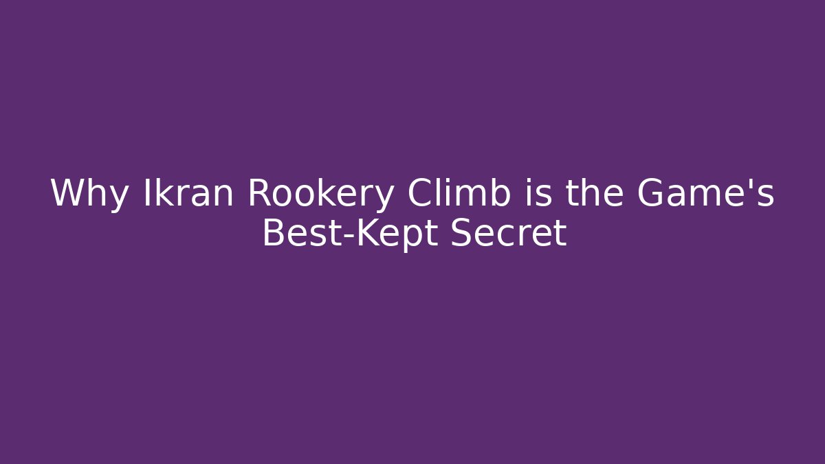 Why Ikran Rookery Climb is the Game's Best-Kept Secret