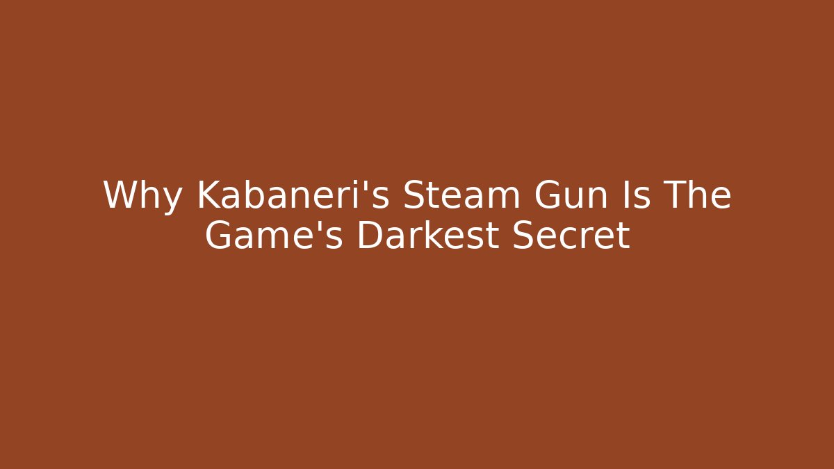Why Kabaneri's Steam Gun Is The Game's Darkest Secret