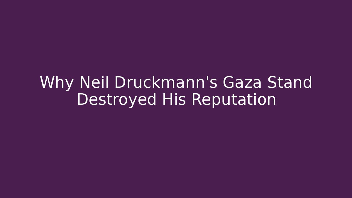 Why Neil Druckmann's Gaza Stand Destroyed His Reputation