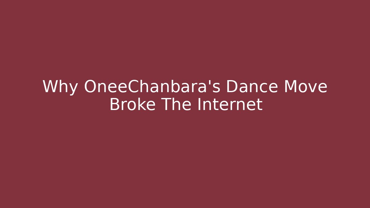 Why OneeChanbara’s Dance Move Broke The Internet