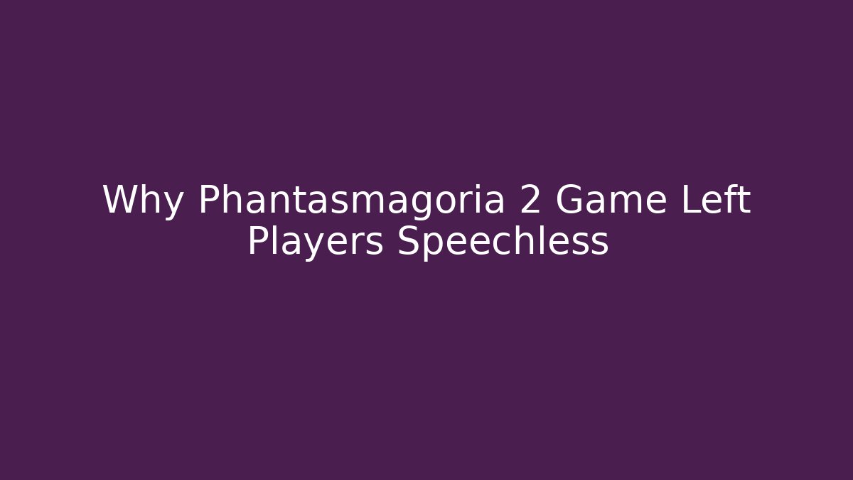 Why Phantasmagoria 2 Game Left Players Speechless - Create More Assets