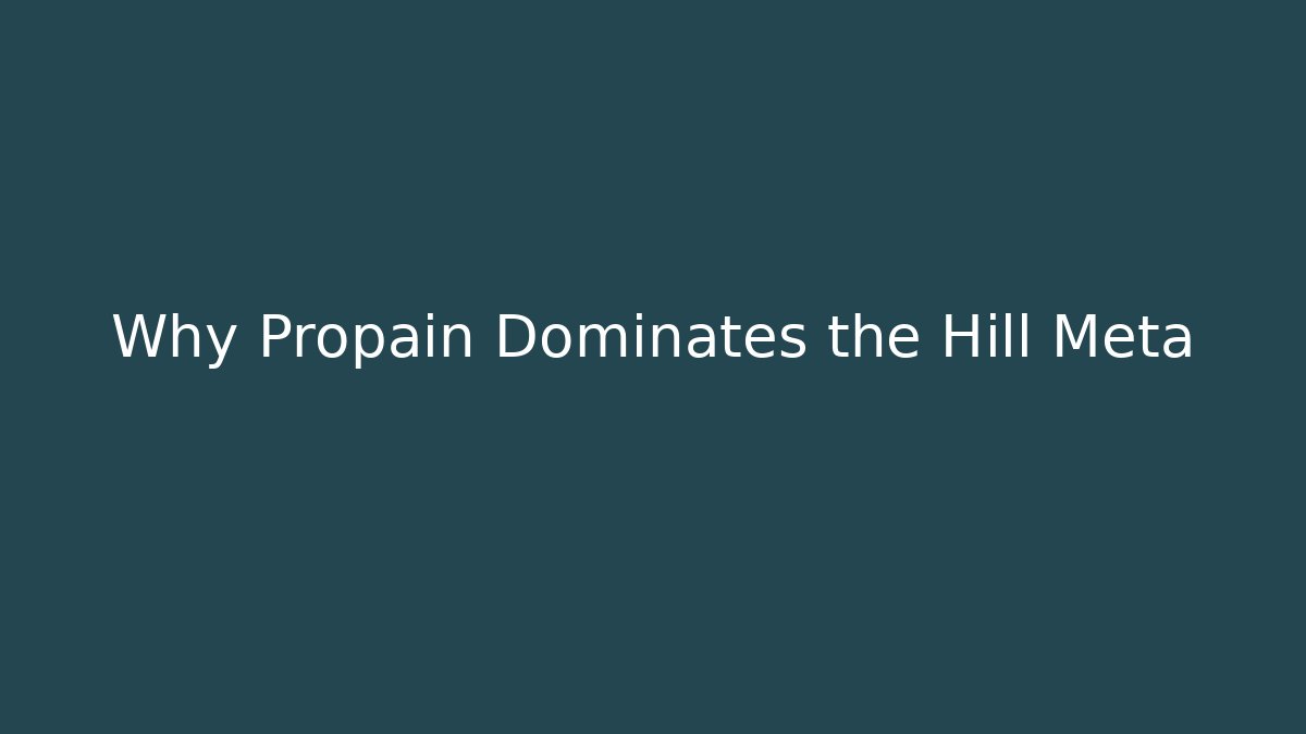 Why Propain Dominates the Hill Meta - Create More Assets