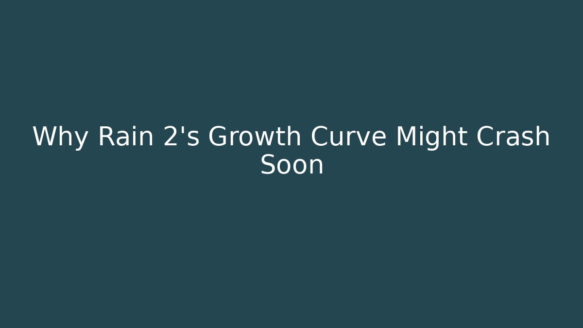 Why Rain 2’s Growth Curve Might Crash Soon