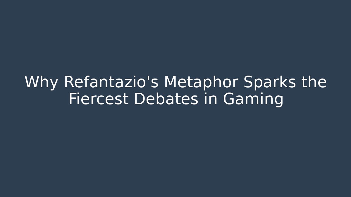 Why Refantazio's Metaphor Sparks the Fiercest Debates in Gaming
