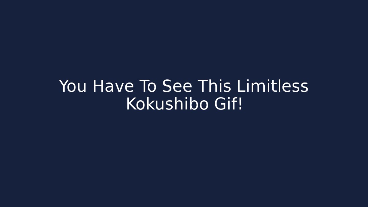 You Have To See This Limitless Kokushibo Gif!