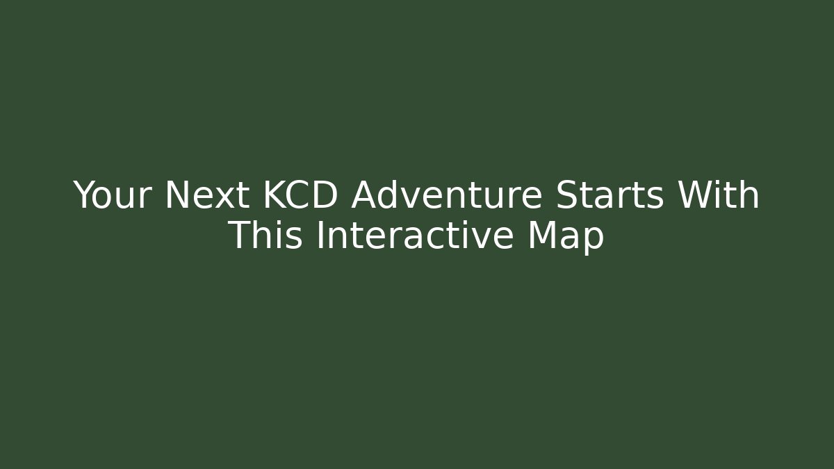 Your Next KCD Adventure Starts With This Interactive Map